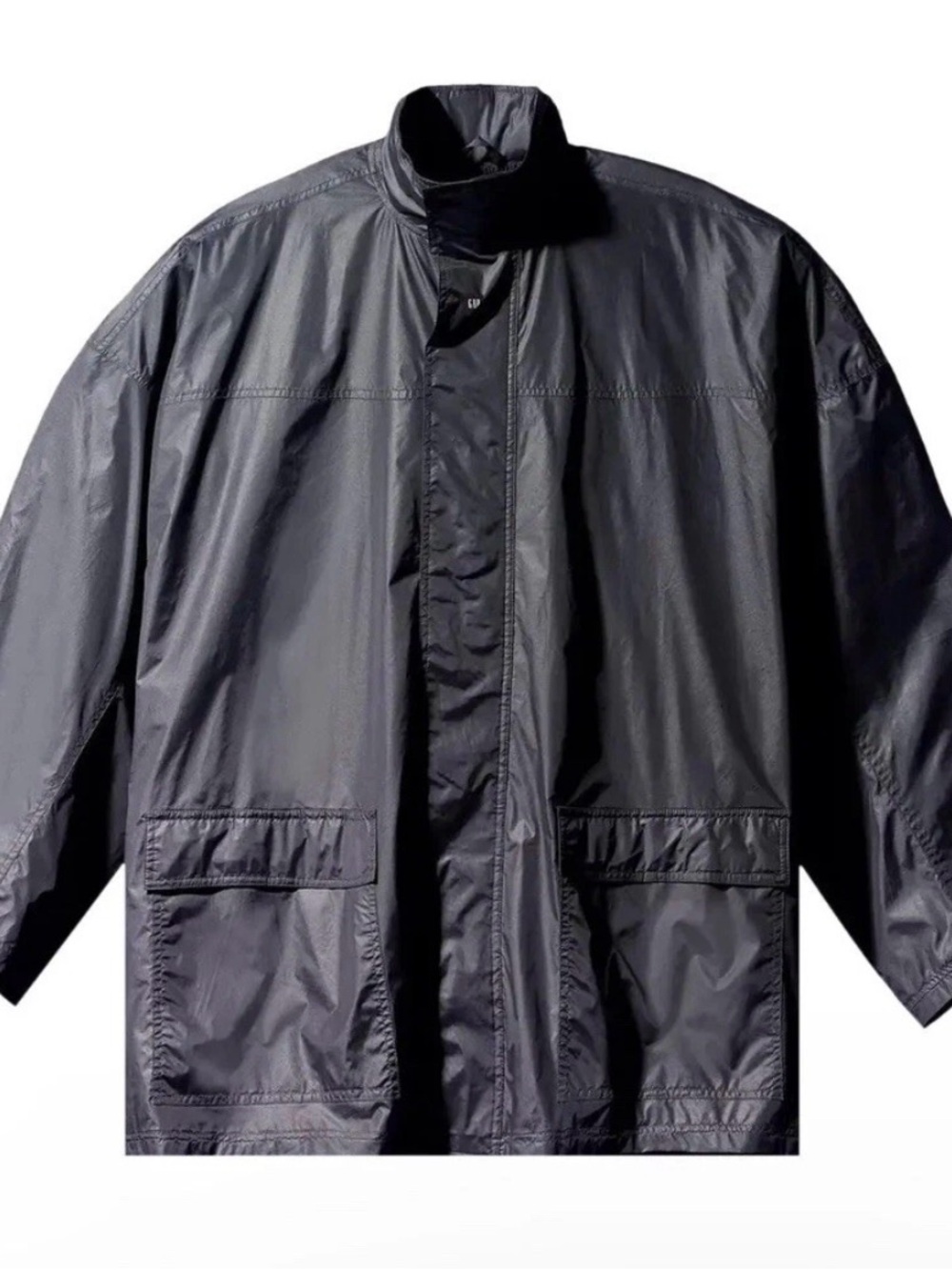 YZY Gap Men’s Black Magnet Packable Raincoat NWOT
